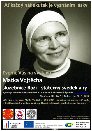 100. výročí narození Matky Vojtěchy – 25.3.2014